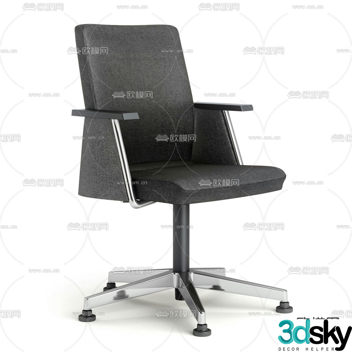 Modern office chair 3d model