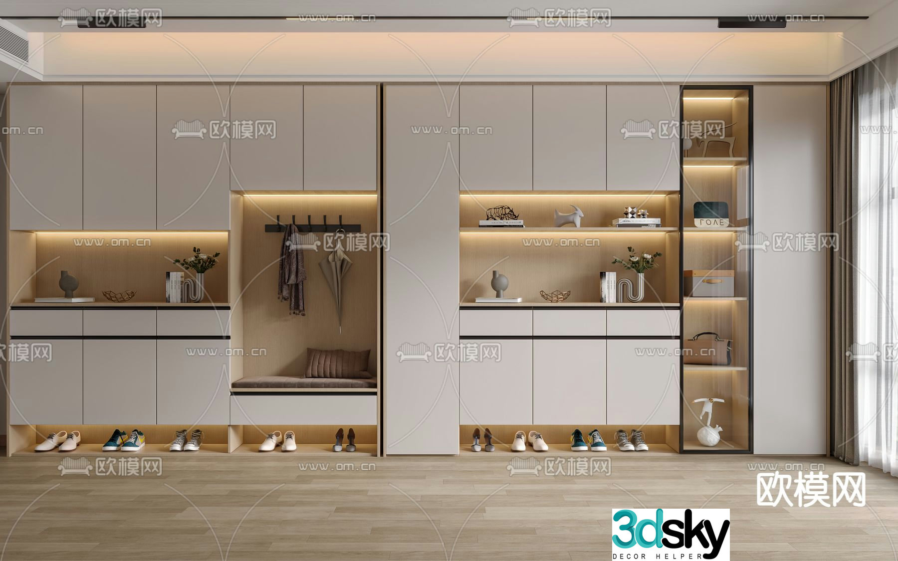Entrance shoe cabinet Entrance entrance 3D model