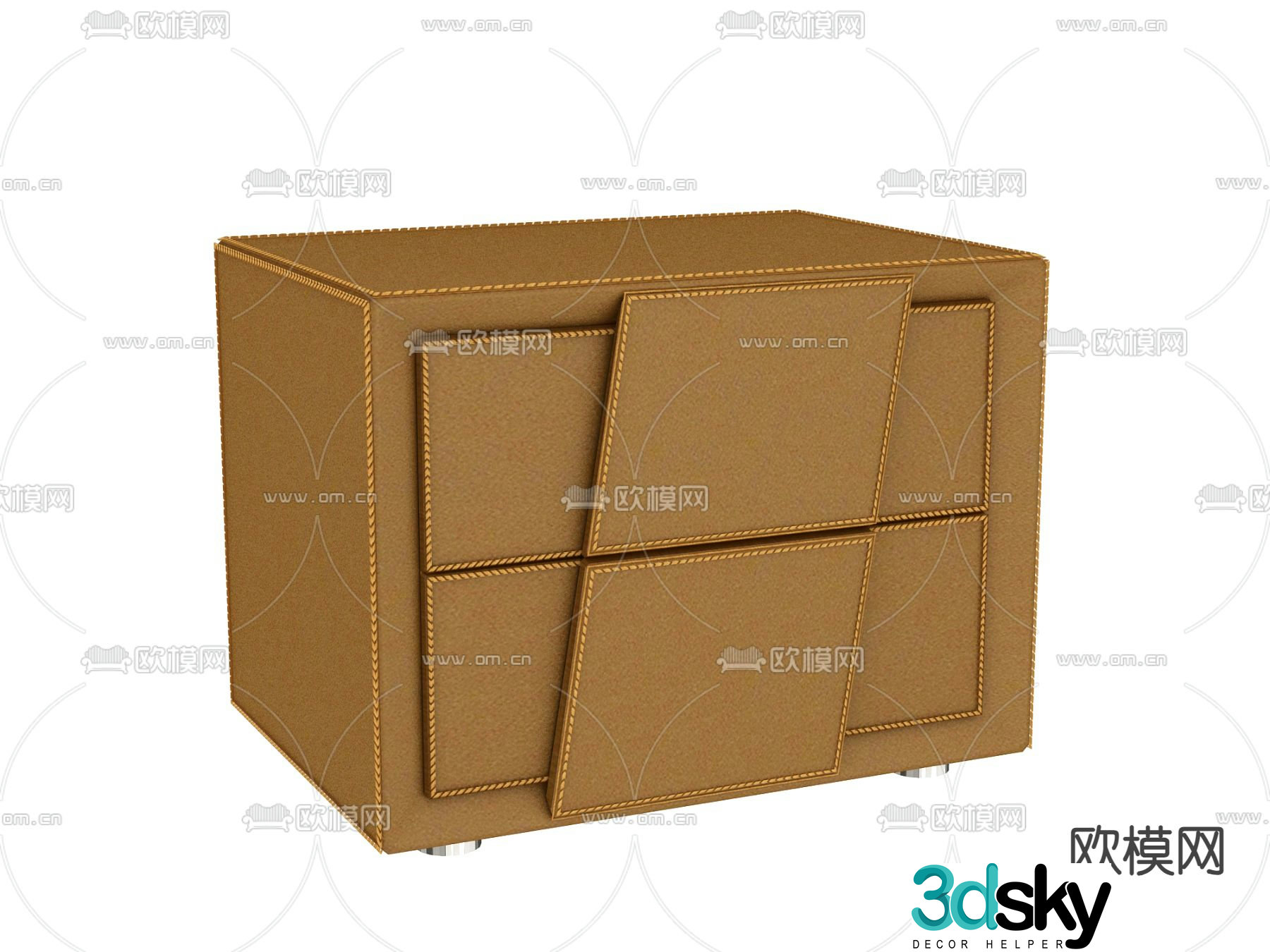 bedside table 3d model