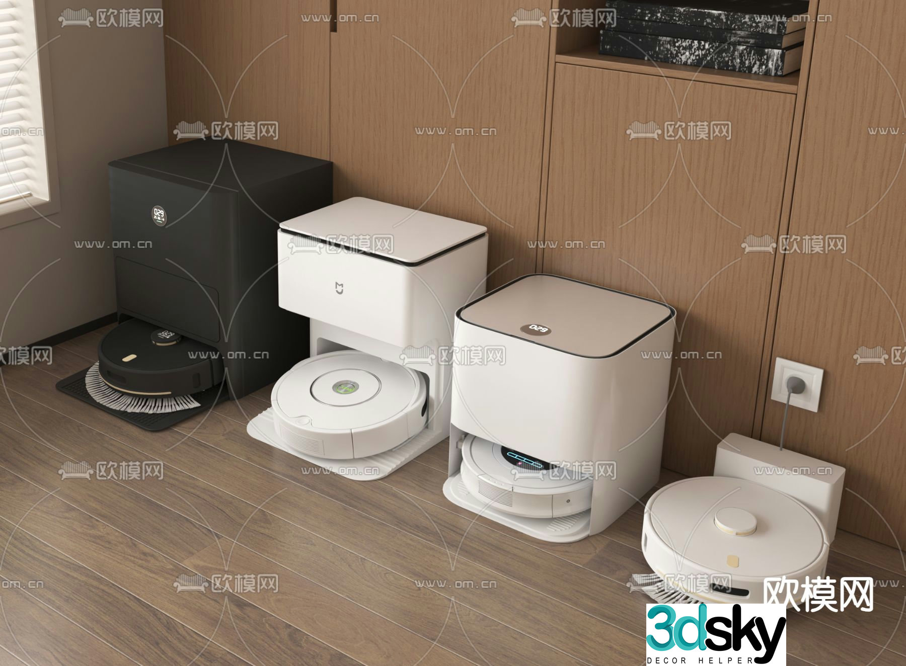 Sweeping robot 3d model