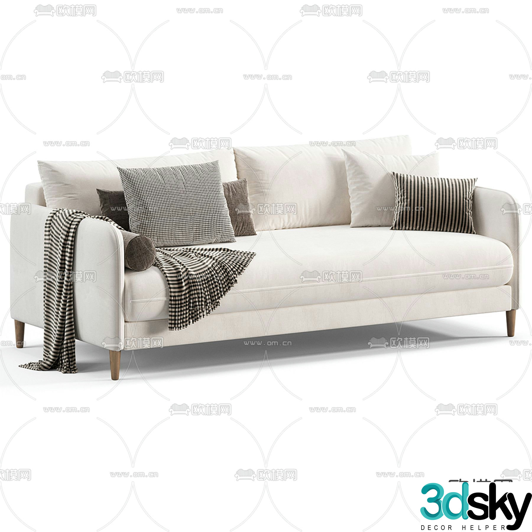 Randy Sofa 3d model by Lavsit
