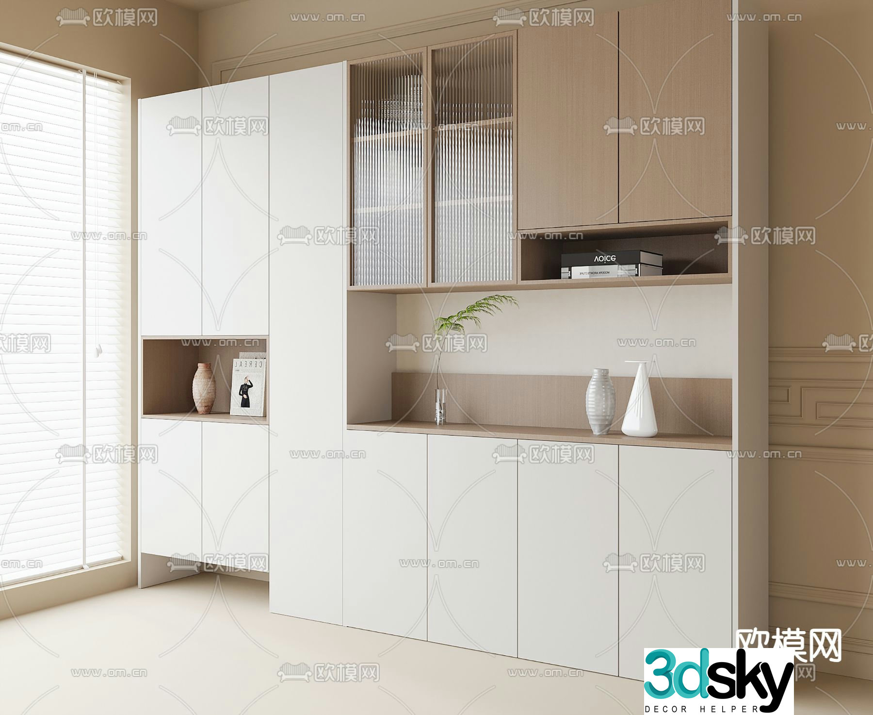 Modern sideboard 3D model