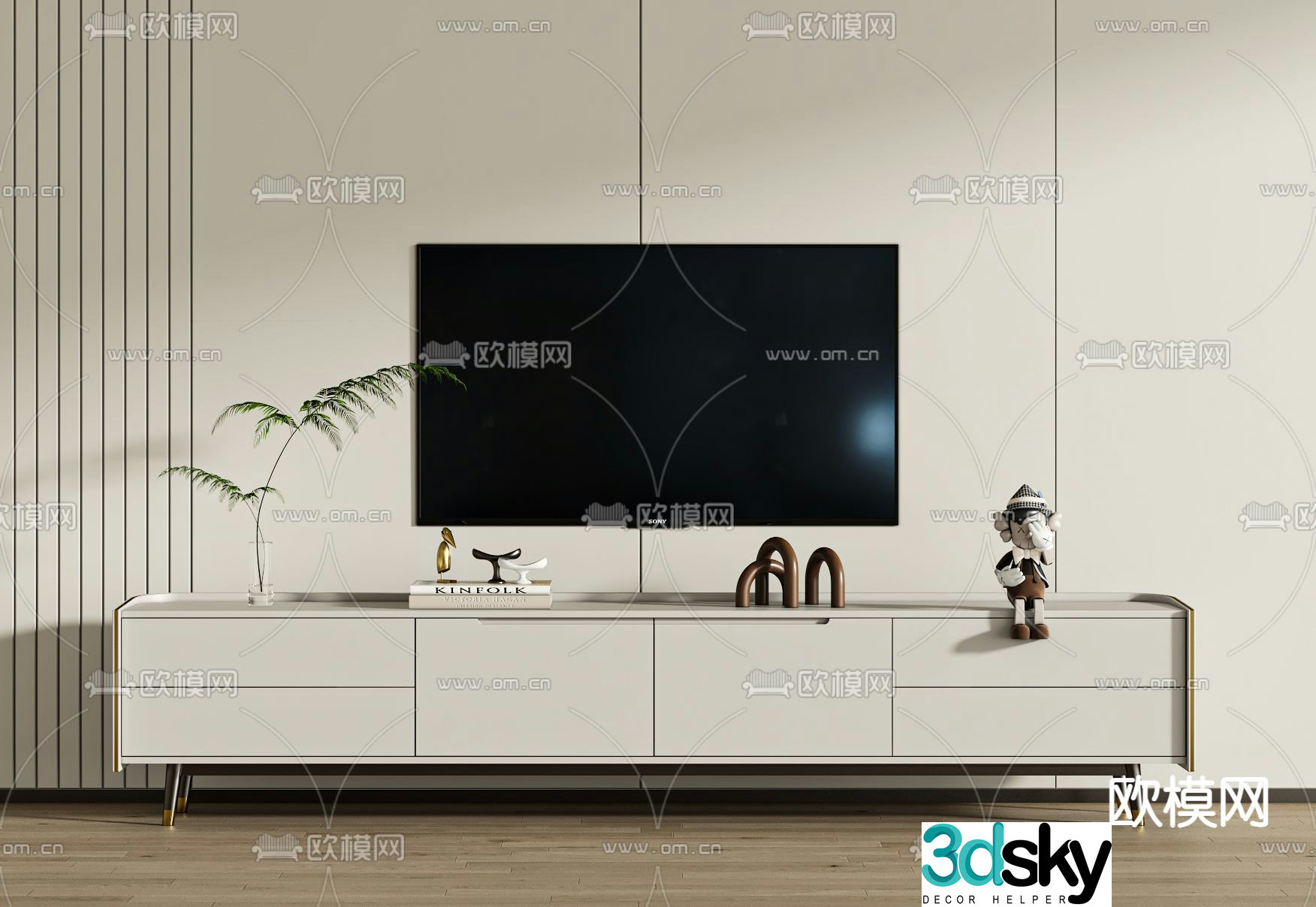 TV cabinet 3d model