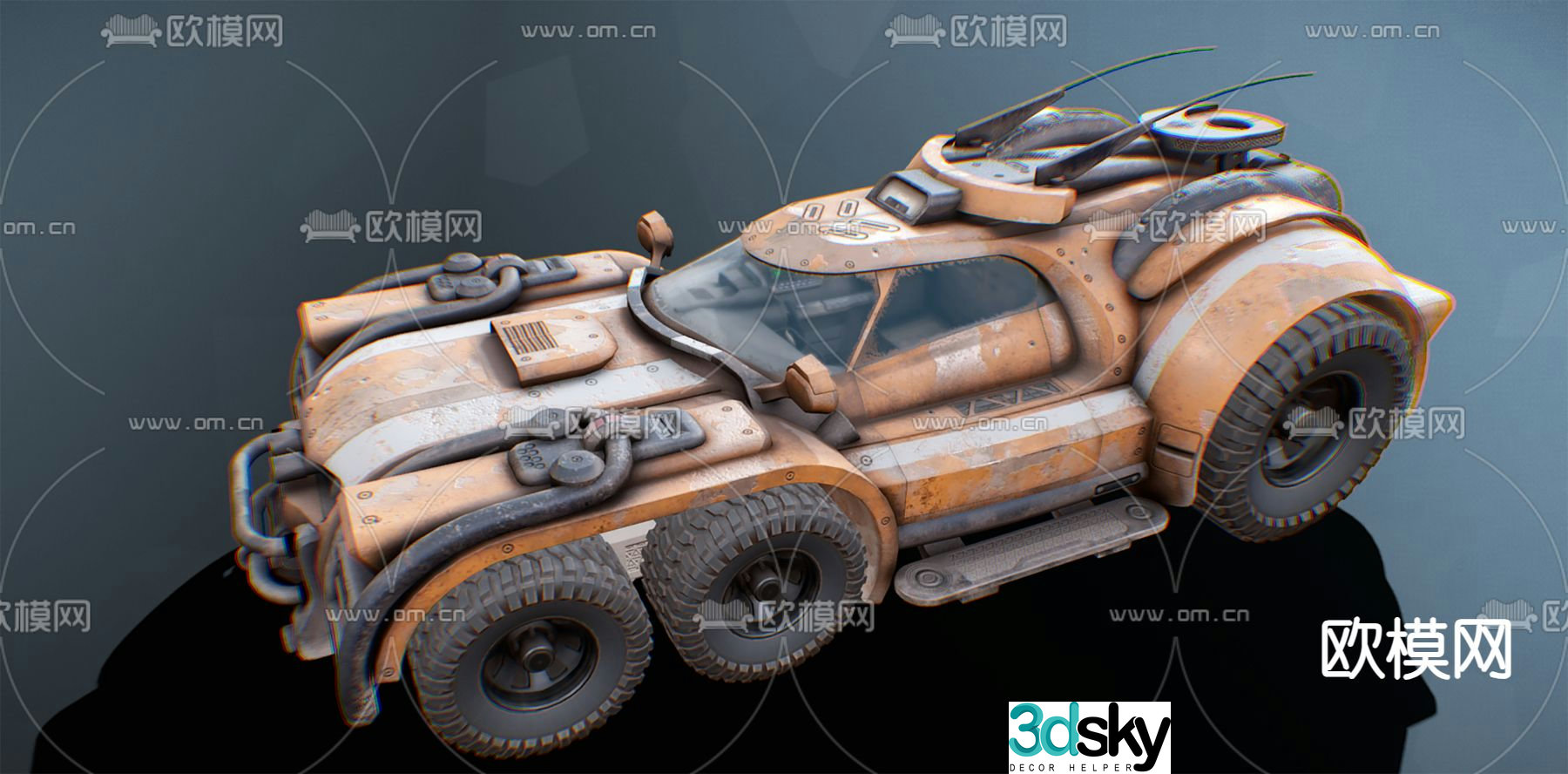 sedan car 3d model