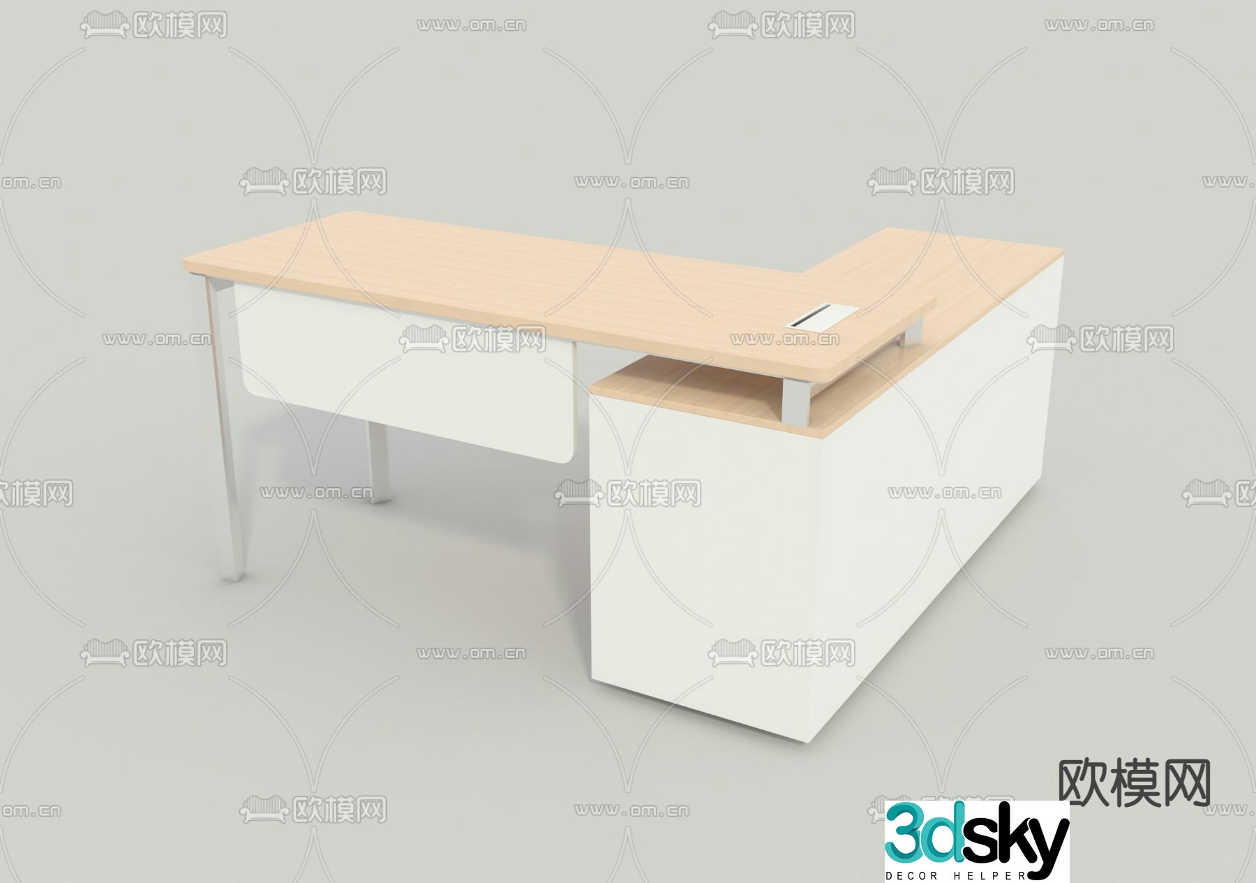 Executive desk executive desk 3d model