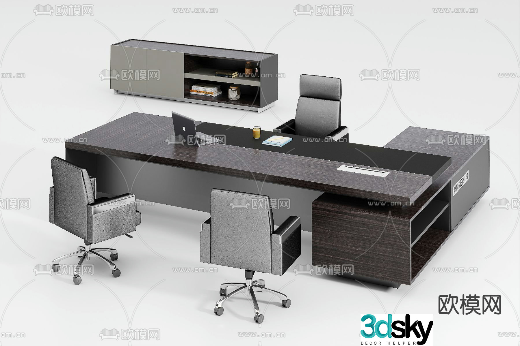 desk desk executive desk office desk 3d model