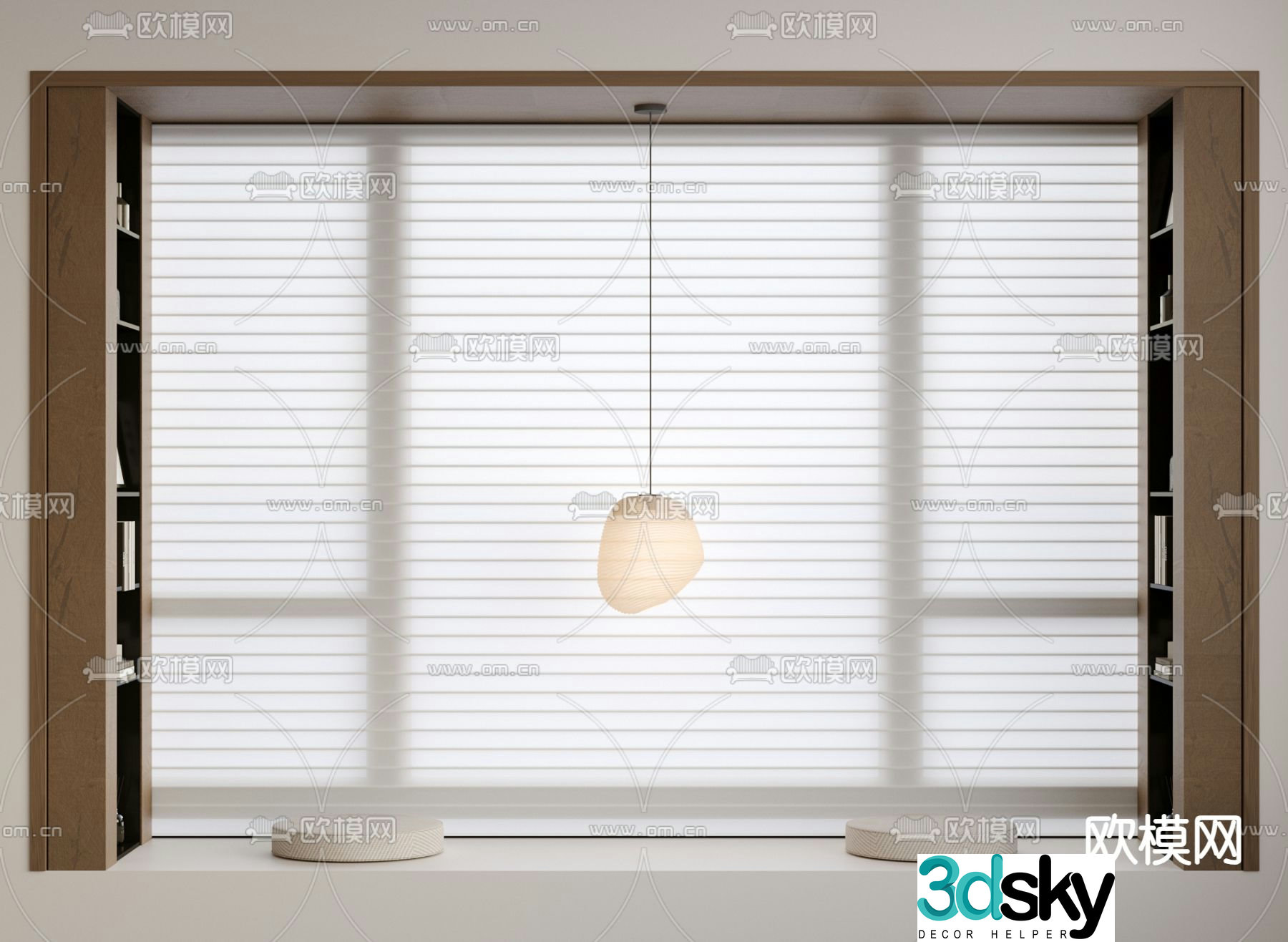 Simple venetian blind 3d model
