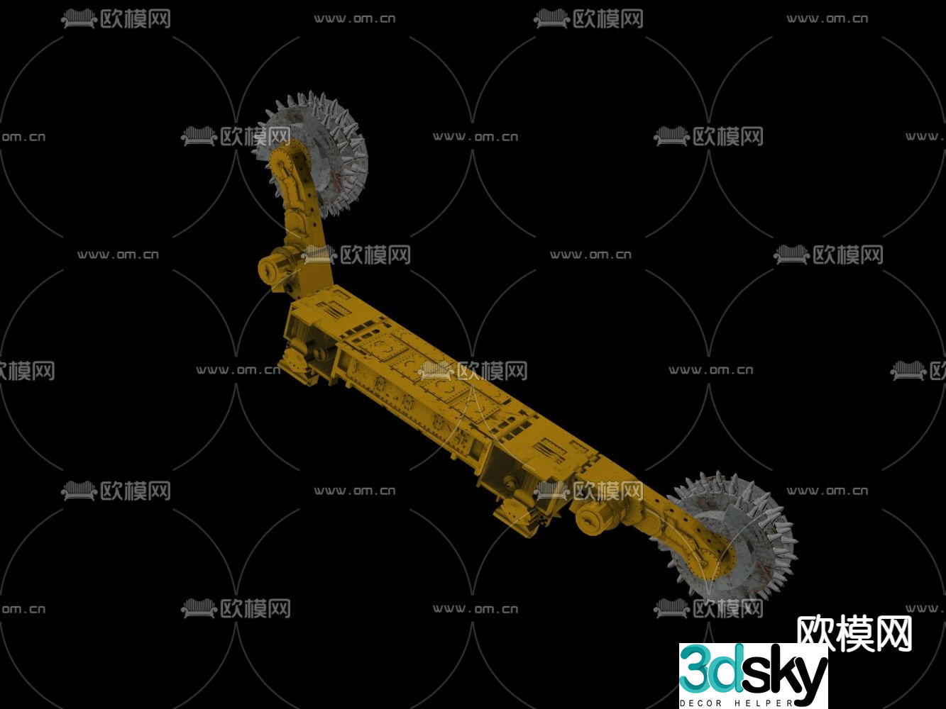 Coal digger 3d model