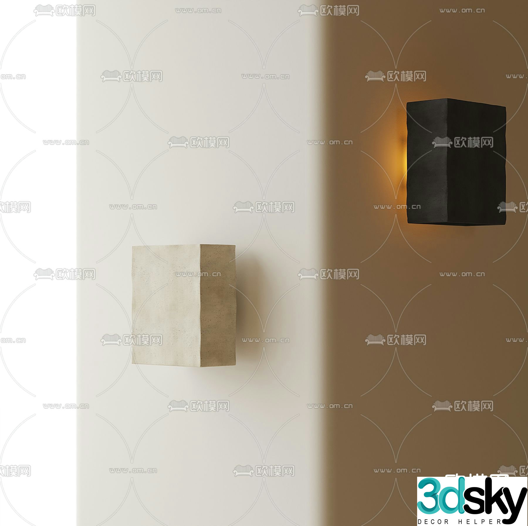 wall lamp wall lamp aisle lamp 3d model