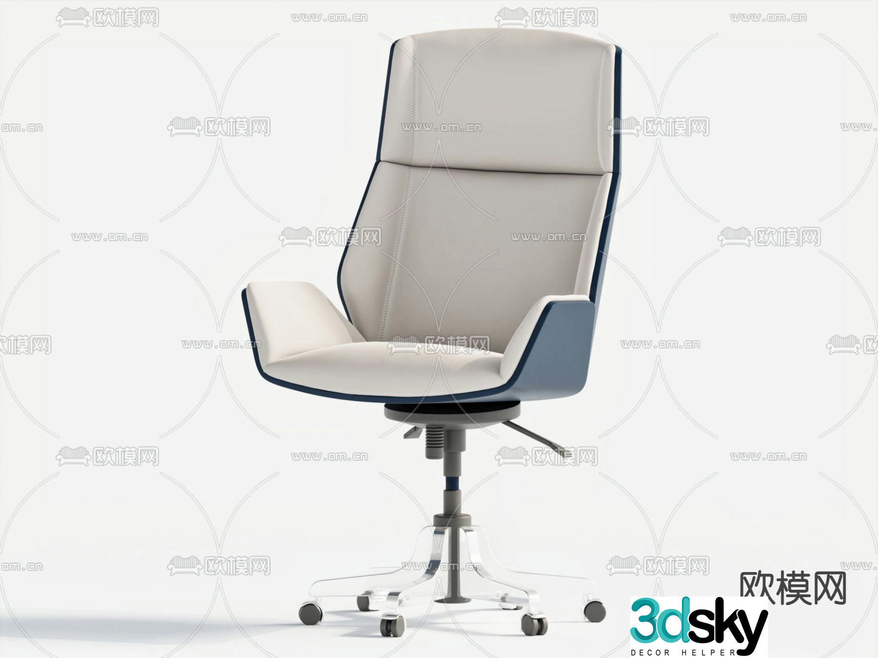 Office chair computer chair ergonomic chair 3d model