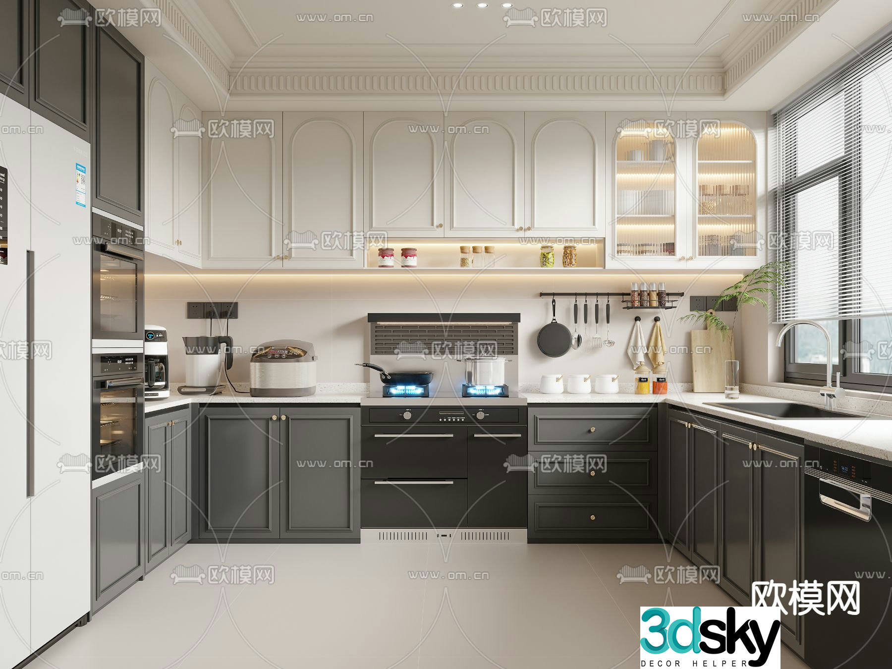 French kitchen 3d model