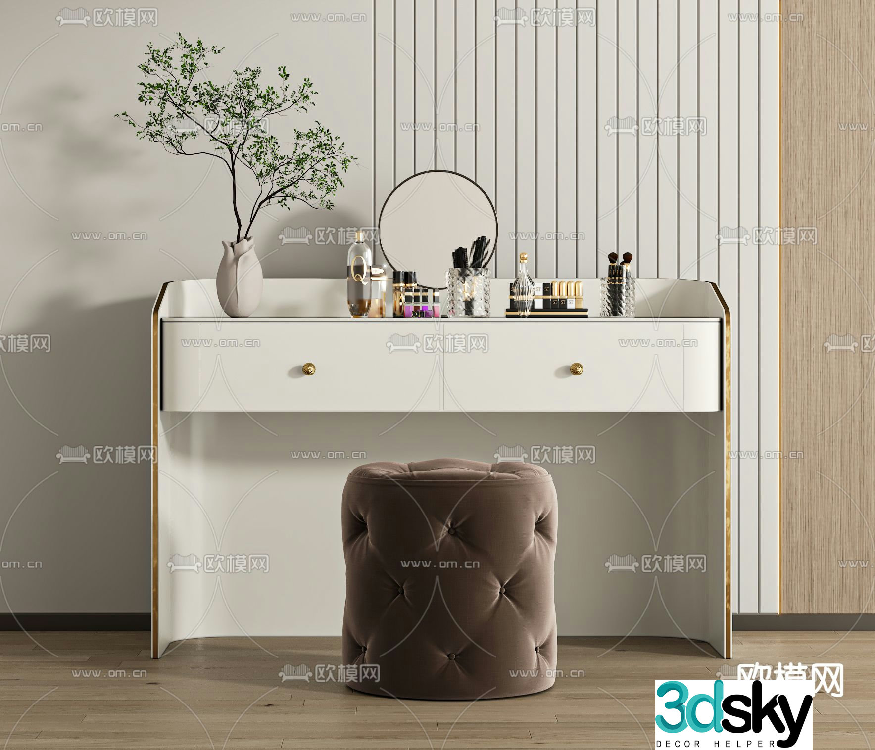 Dressing table 3d model