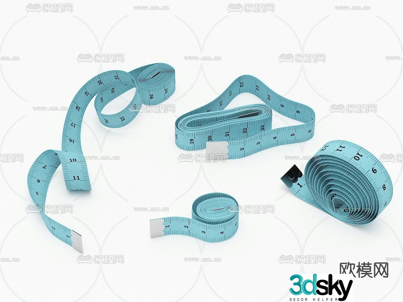tape measure tape measure ruler 3d model