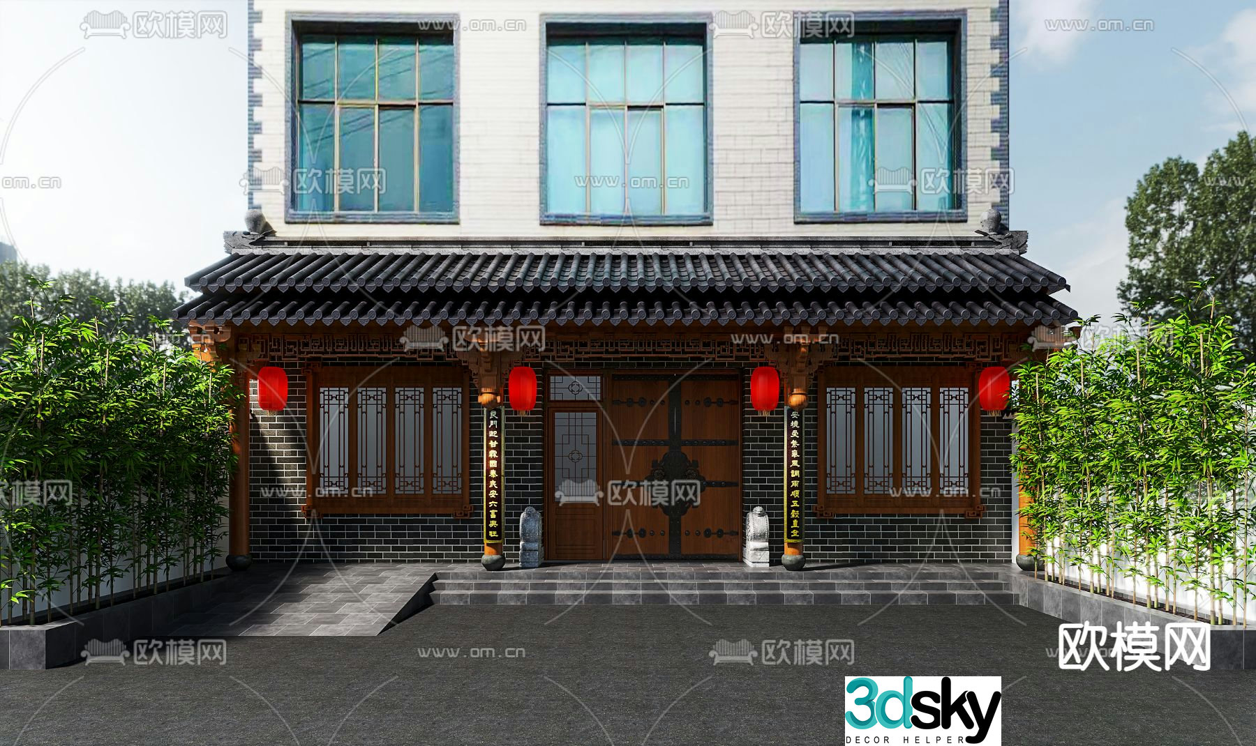 3D model of Chinese ancient architecture