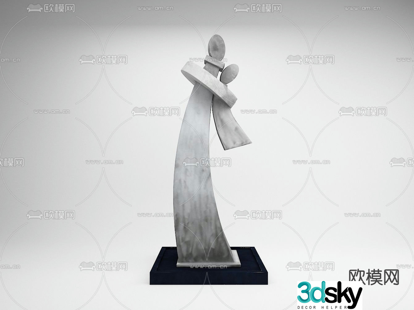 Outdoor sculpture sculpture sketch 3d model