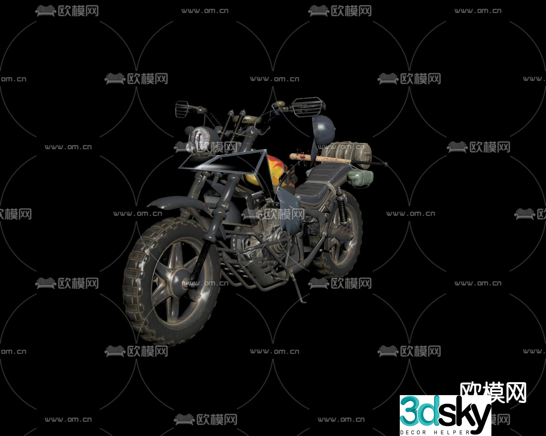 motorcycle 3d model