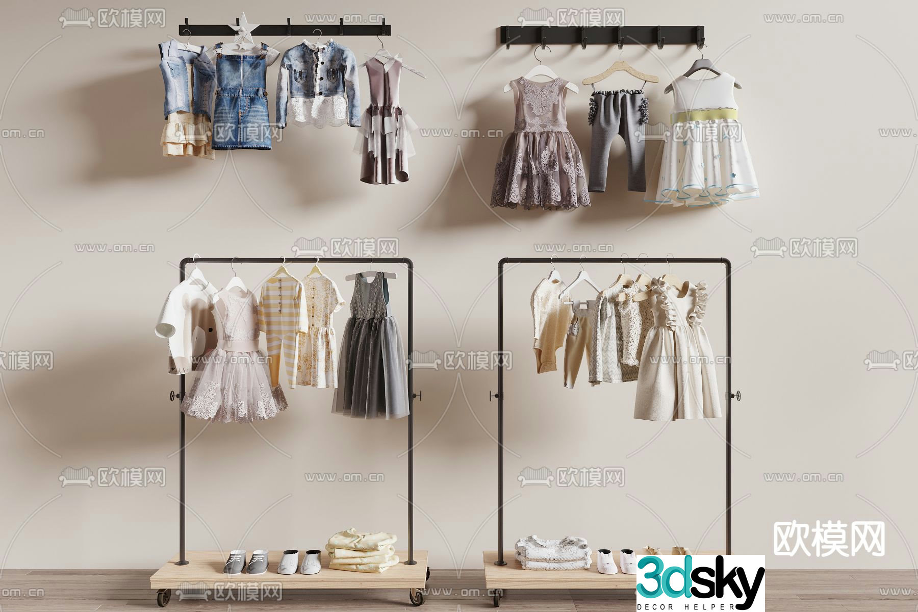 children’s clothing children’s clothing 3d model