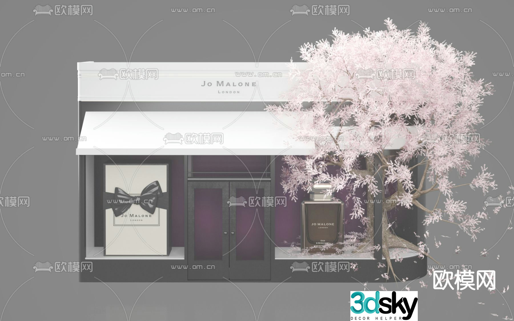 Jomalone perfume store window 3d model