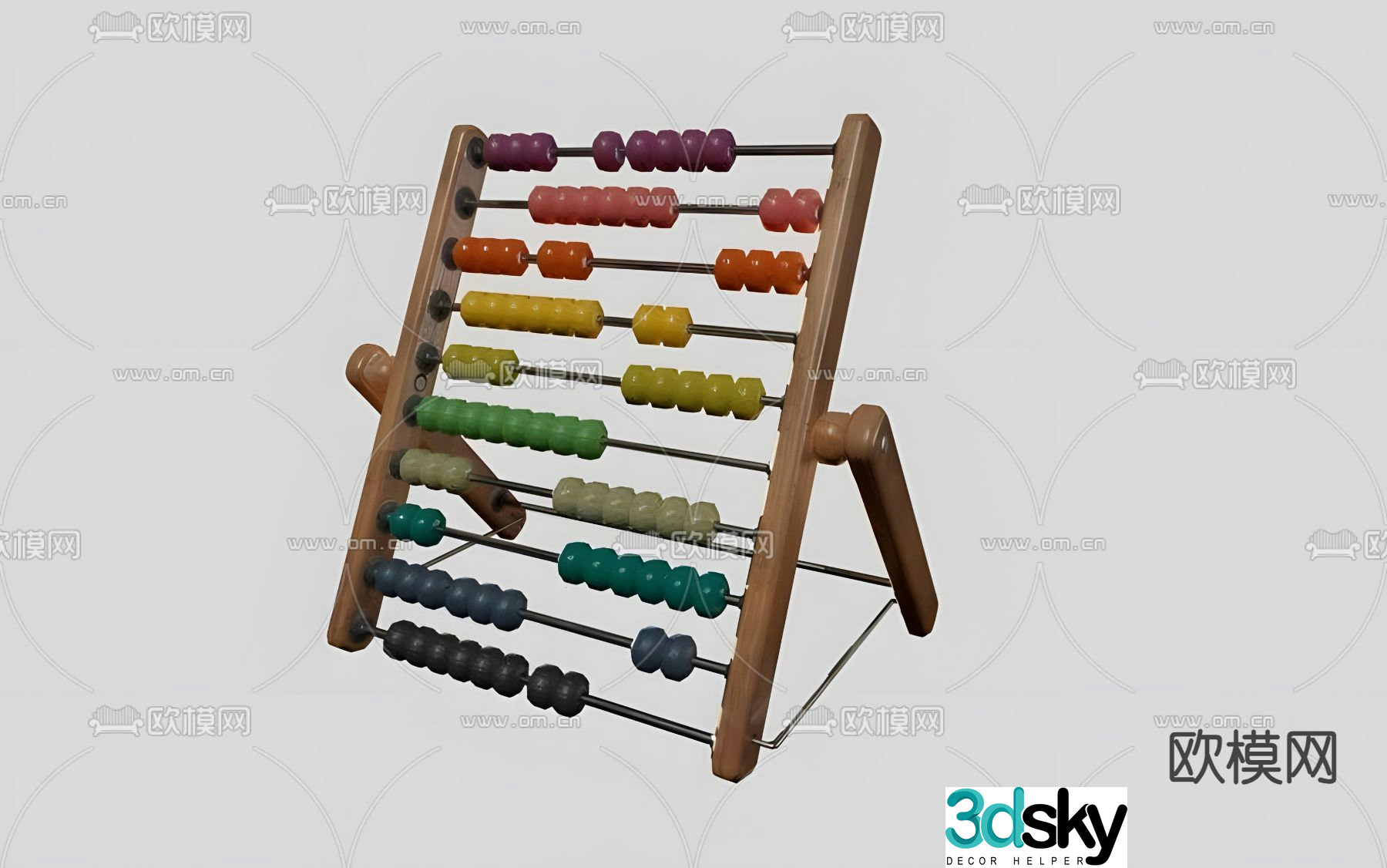 Children’s Products Abacus Mental Arithmetic 3D Model