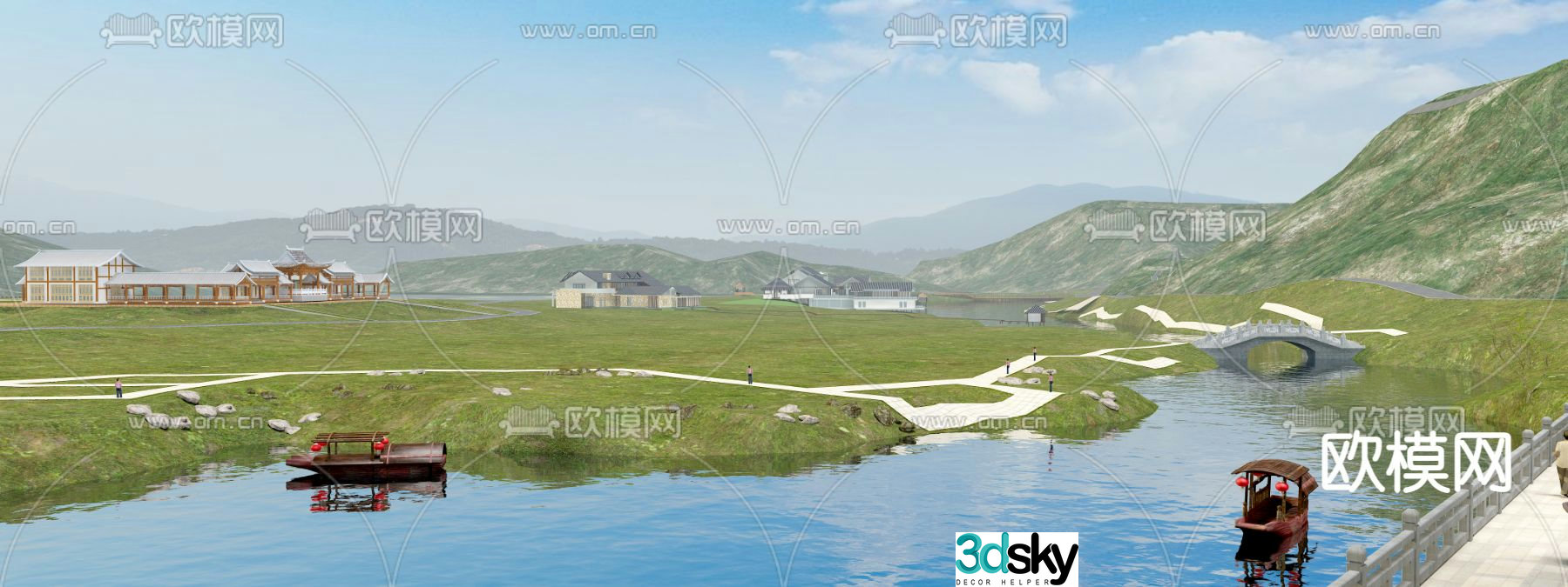 park theme park 3d model