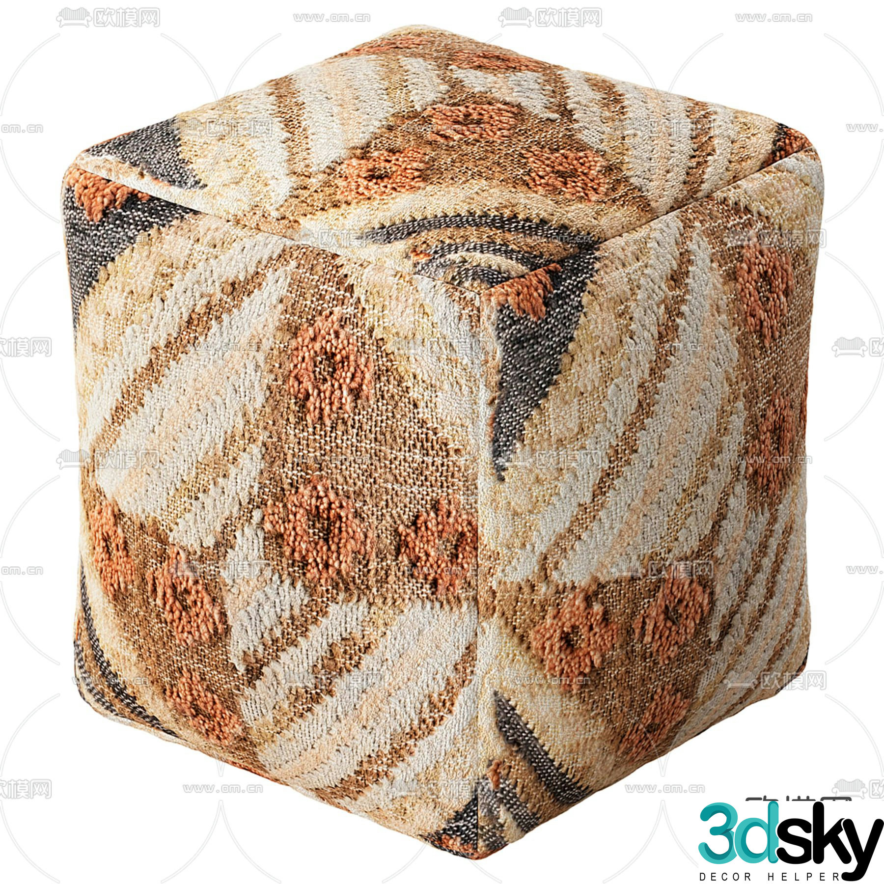 Stool sofa stool 3d model