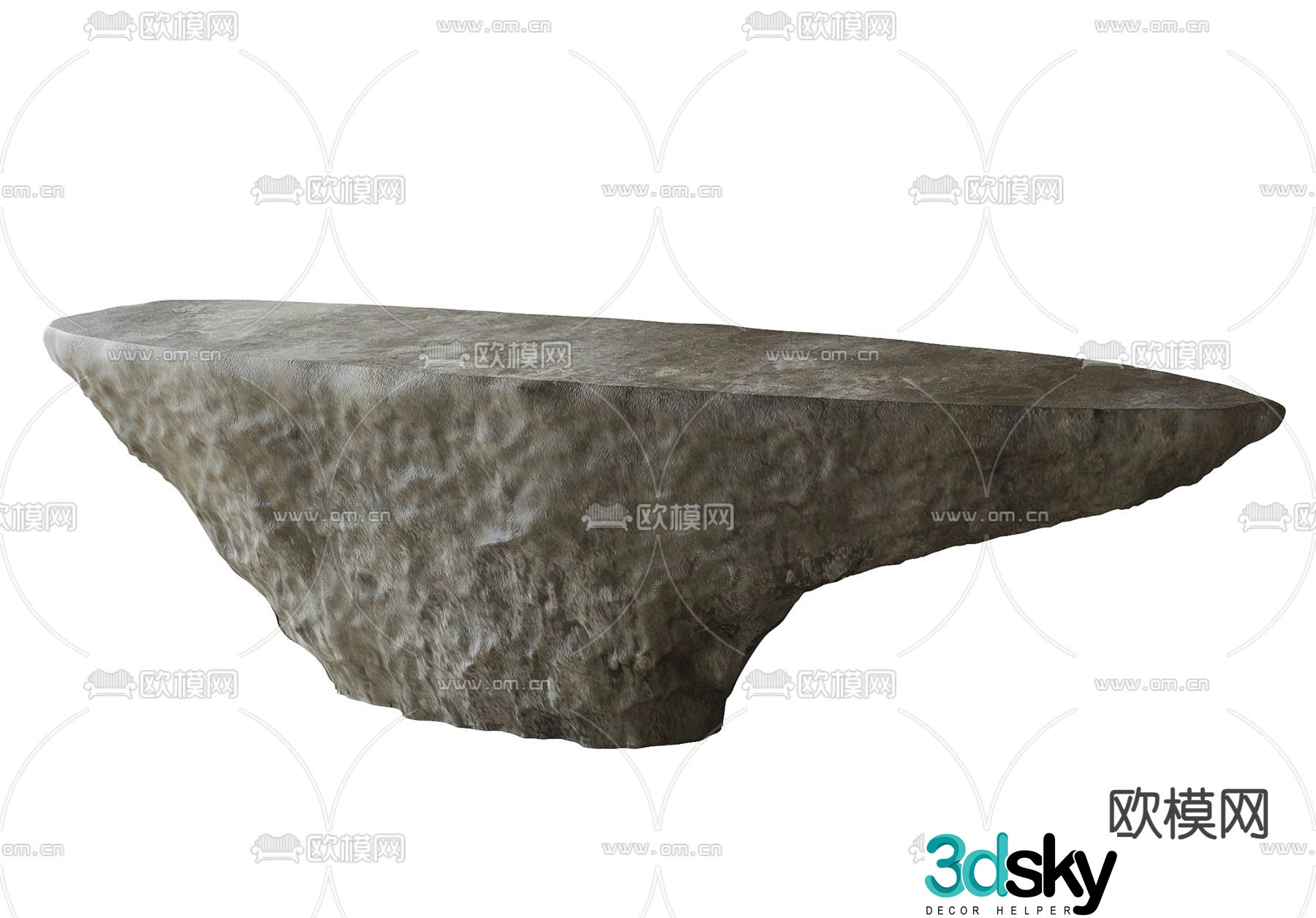 Alien reception desk 3D model