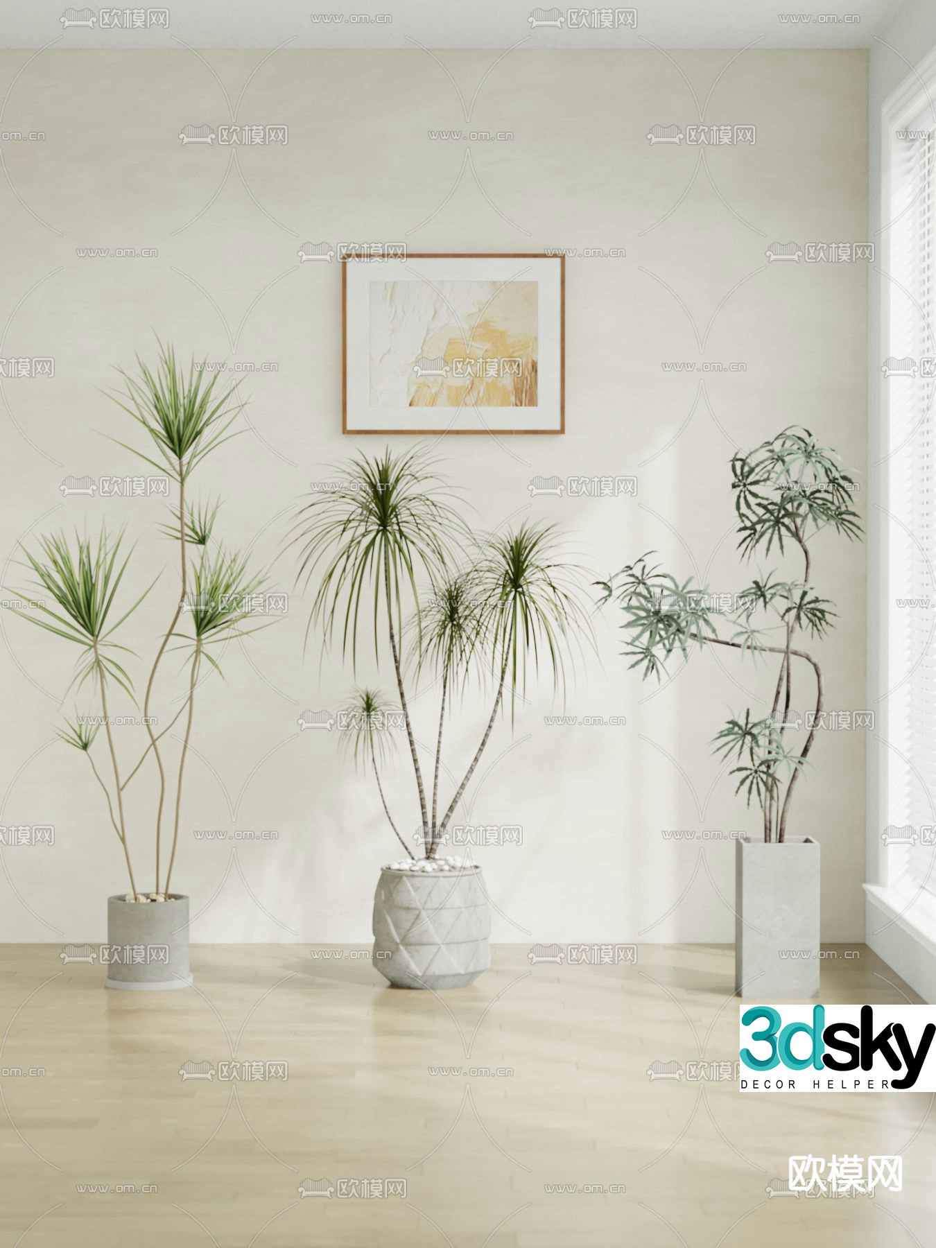 Plants Green Plants Pot Plants 3D Model