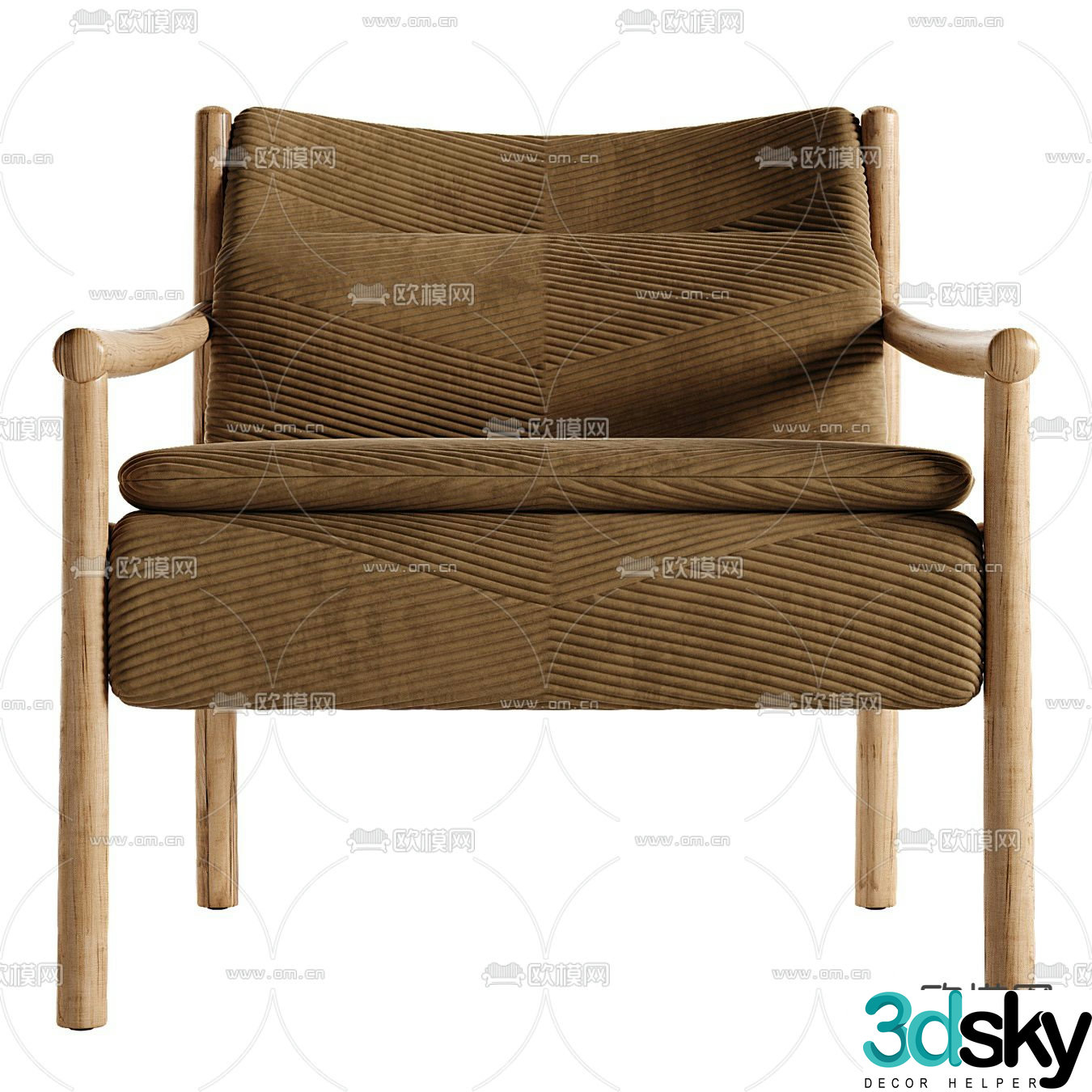 leisure chair chair 3d model