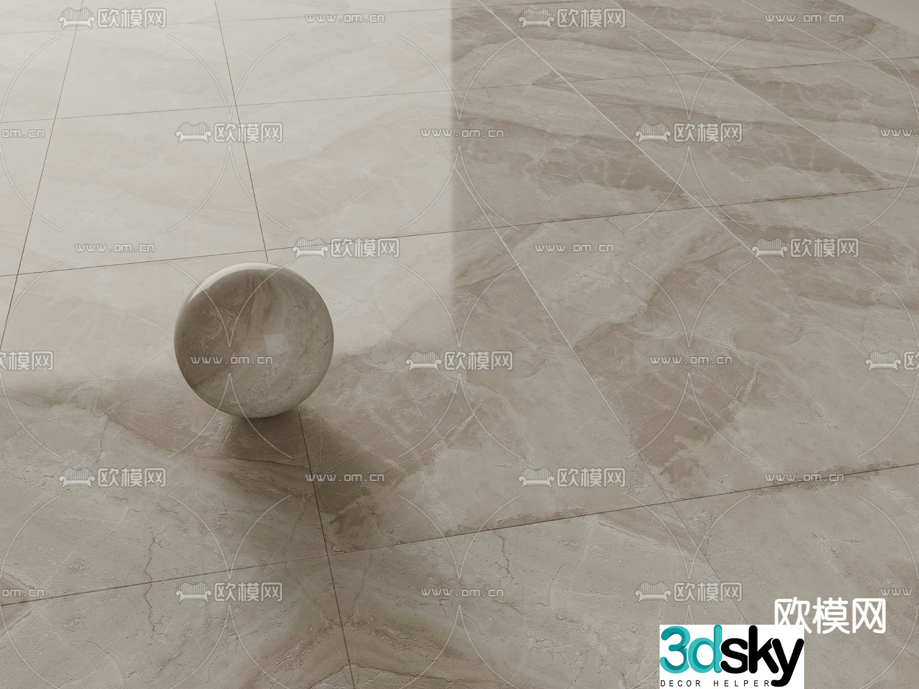 Floor tiles 3d model