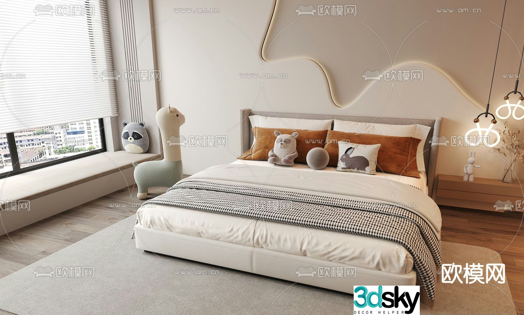 child bed child bed 3d model