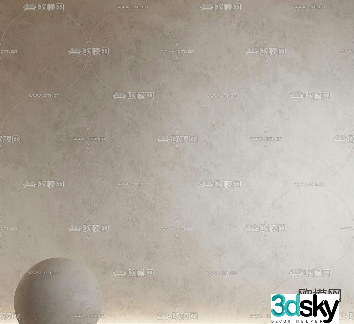 Salivacious wall paint paint micro cement texture paint 3d model