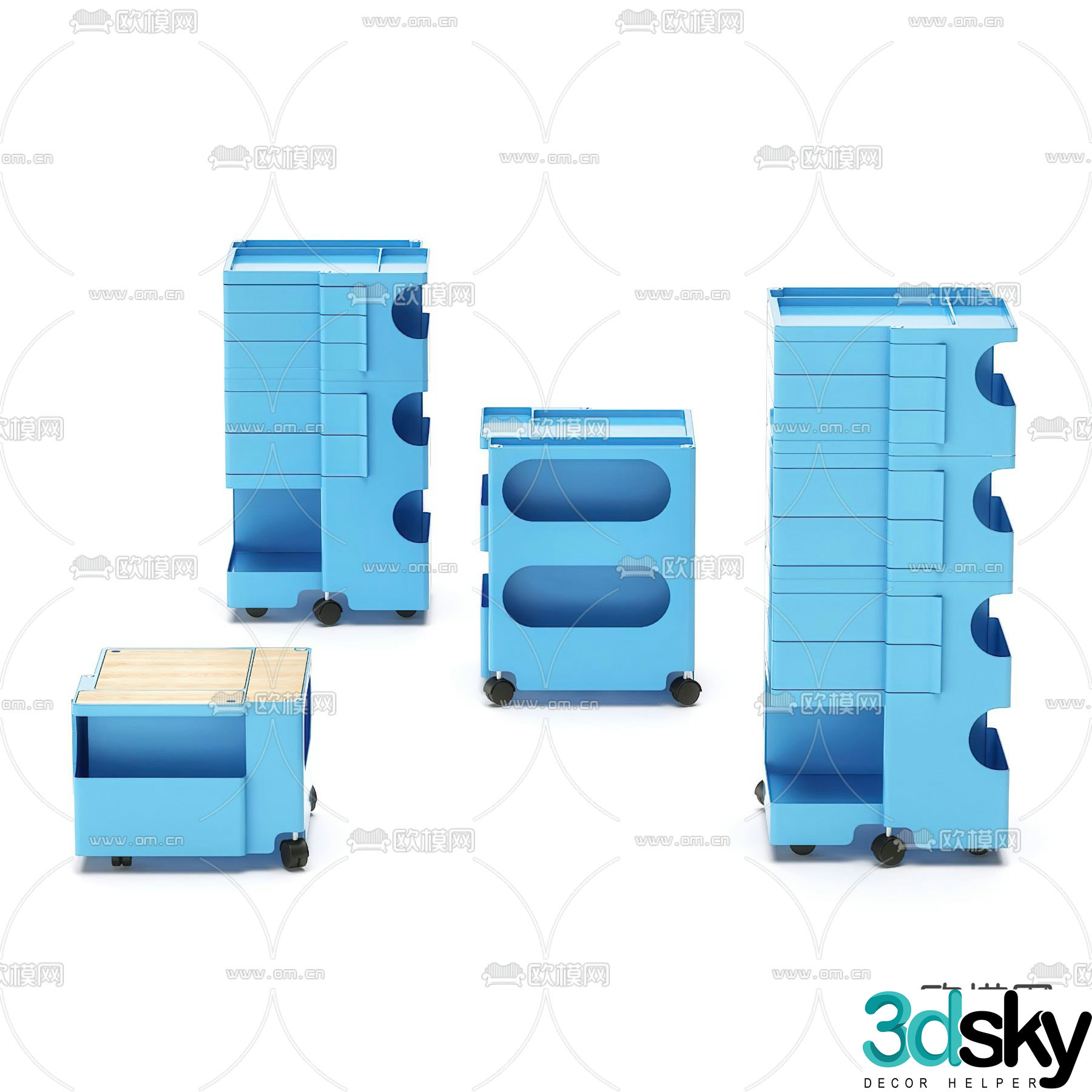Office supplies printer copier scanner 3d model