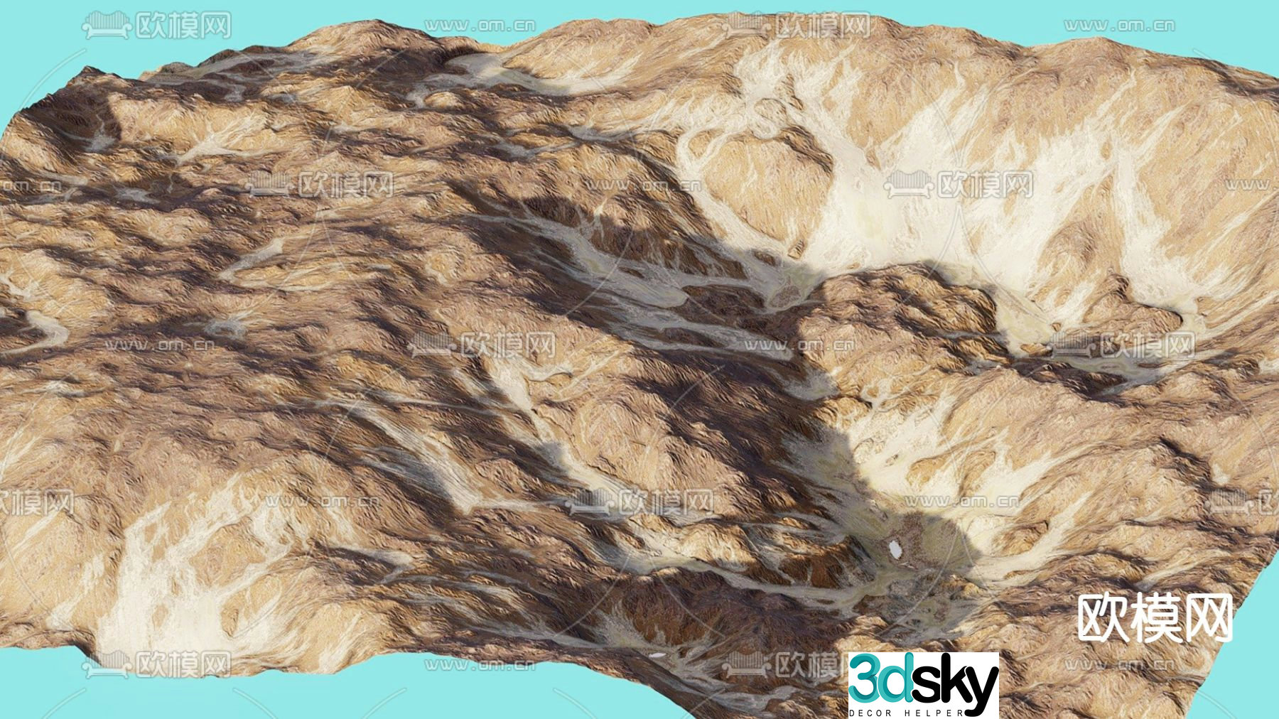 volcano mountain mountain 3d model