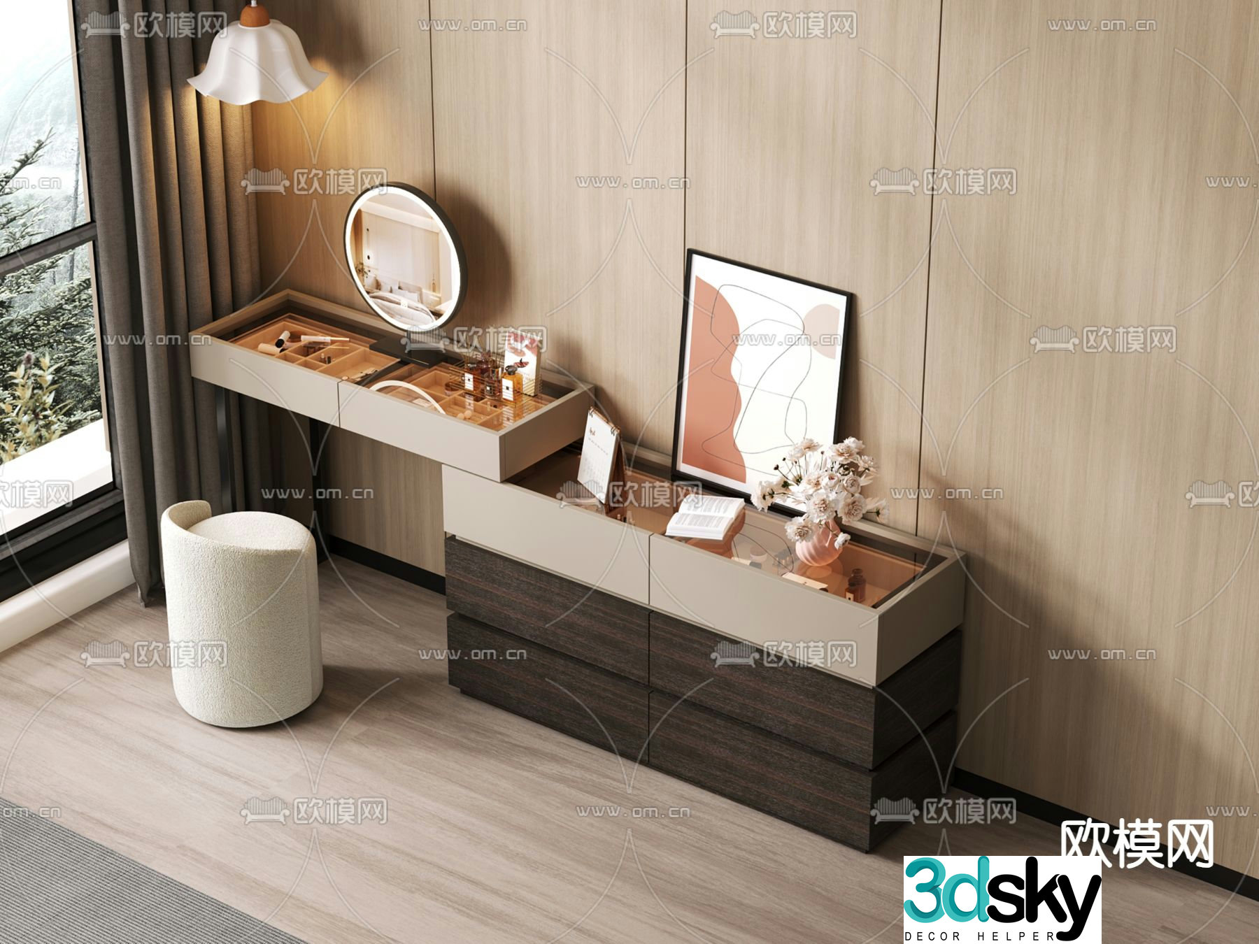Dressing table dressing table 3d model