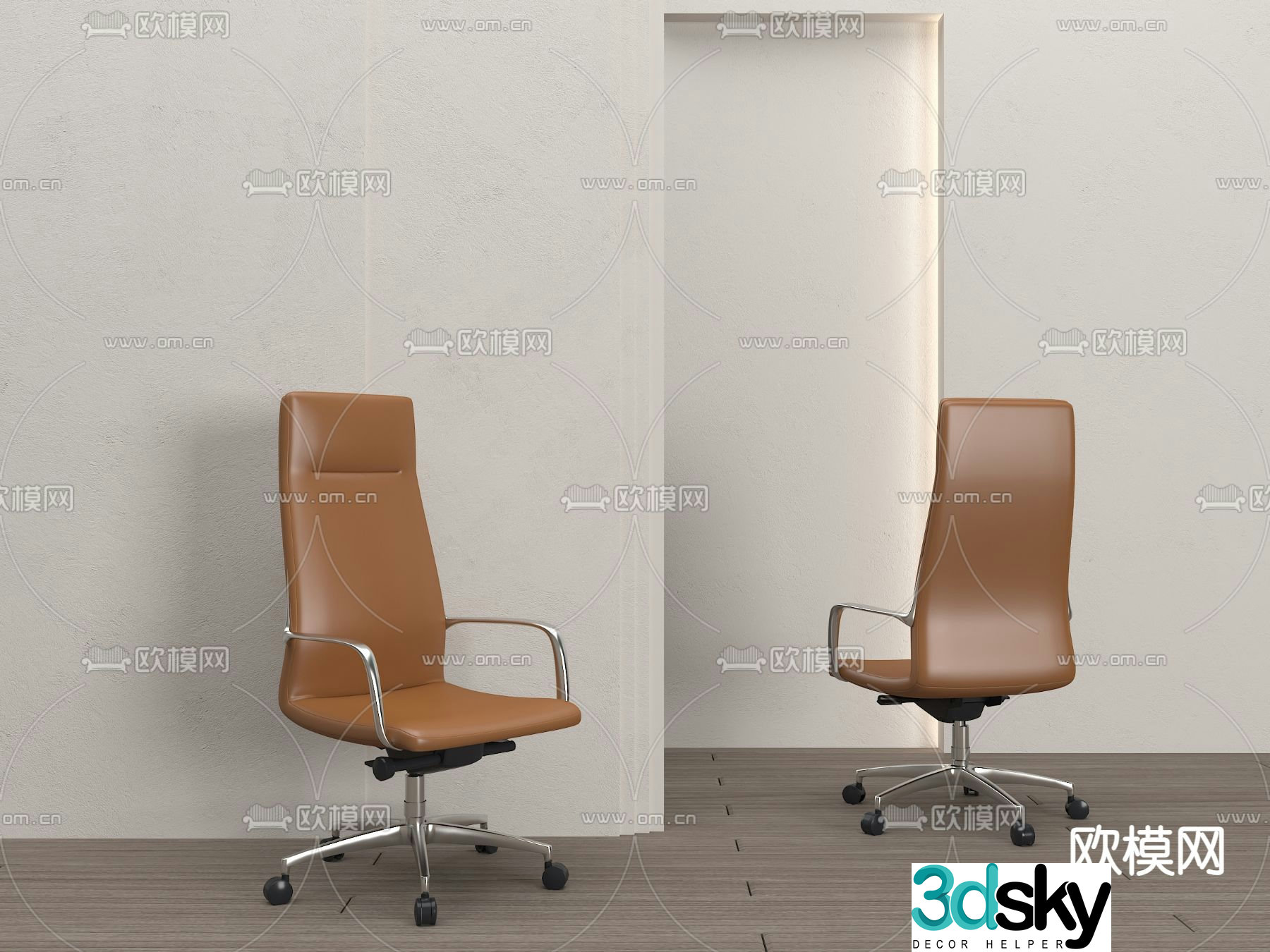 Office chair executive chair boss chair 3d model