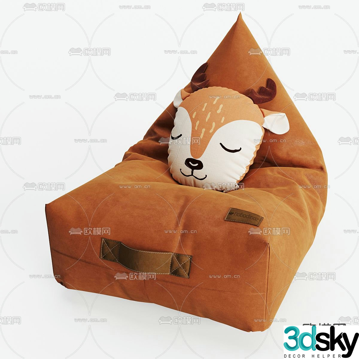 Children’s sofa beanbag sofa 3d model