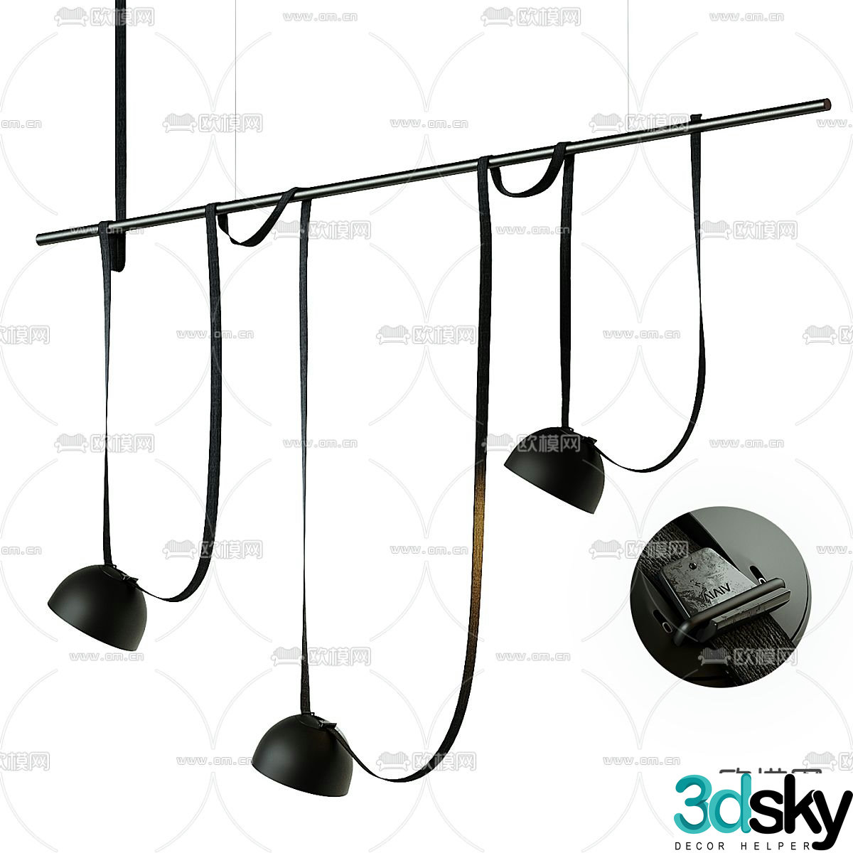 Chandelier Art Chandelier Restaurant Chandelier 3d Model