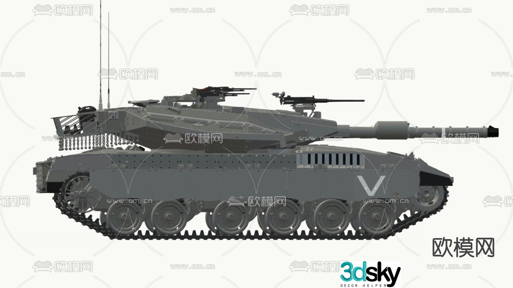 tank infantry fighting vehicle armored vehicle 3d model