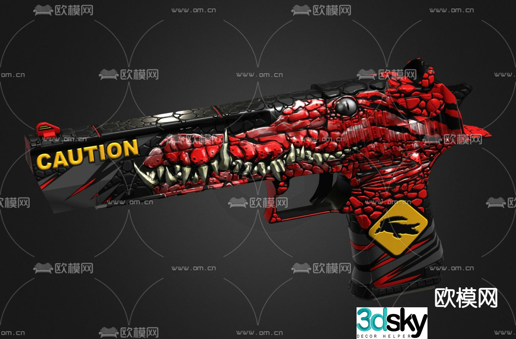 Cool toys toy pistols children’s toys 3d model