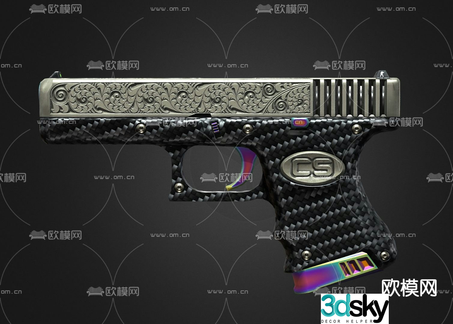 Children’s toys toy pistol 3d model