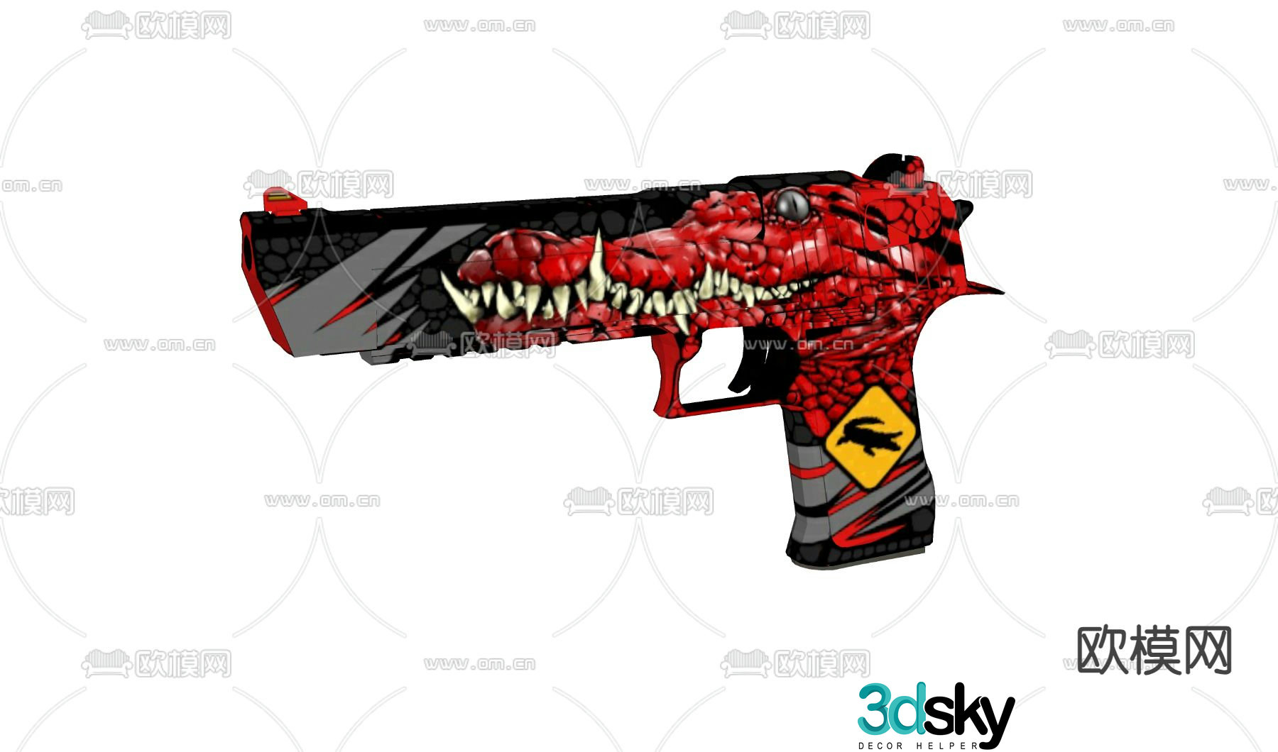 Cool toys toy pistols children’s toys 3d model
