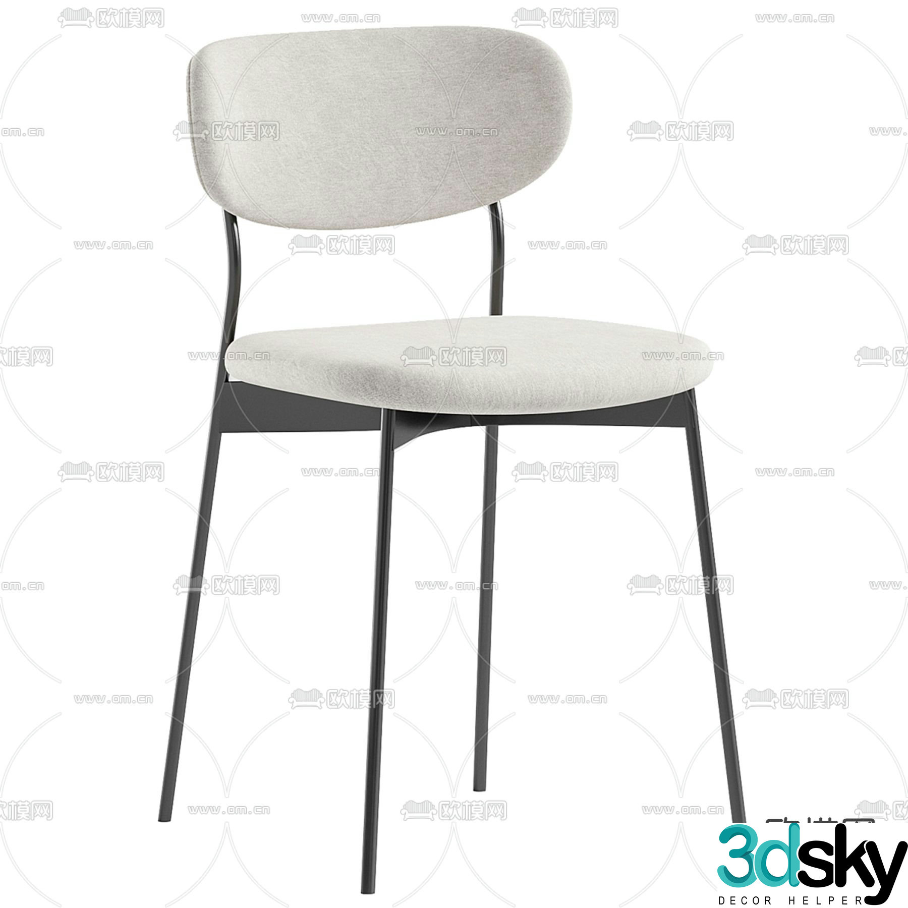 leisure chair chair 3d model
