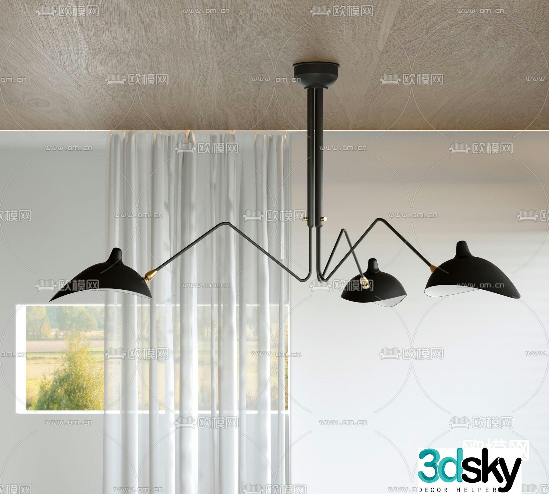 Chandelier Creative Chandelier 3d Model