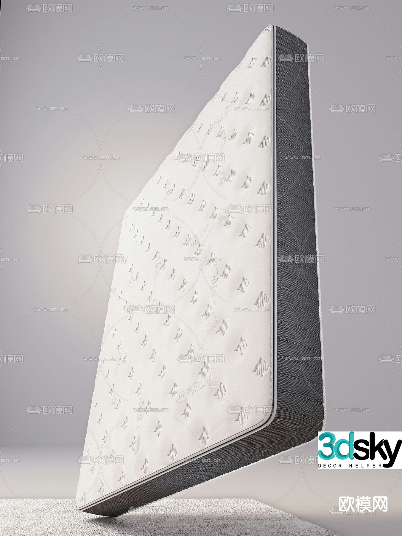 mattress bedding latex mattress 3d model