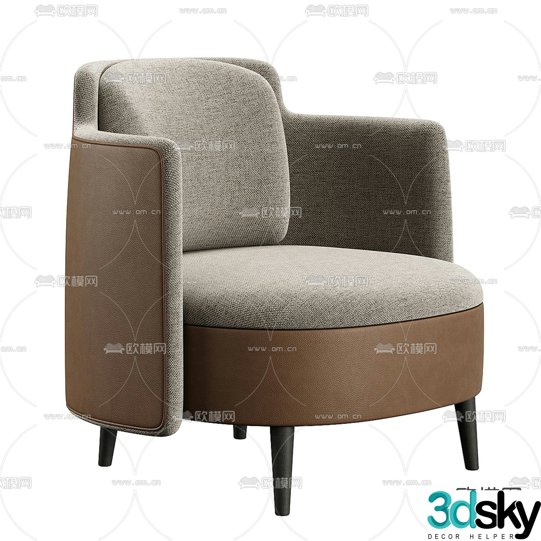 chair leisure chair 3d model