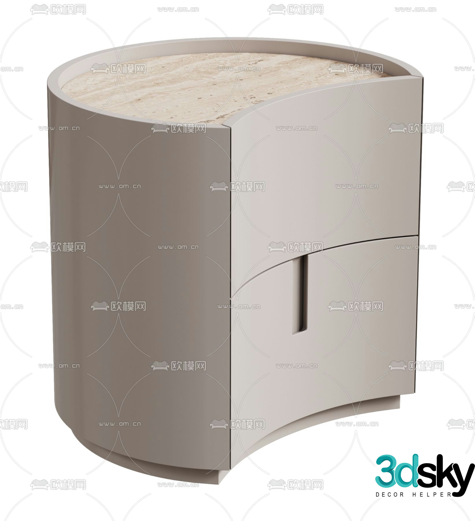 Casa Magna bedside table 3d model