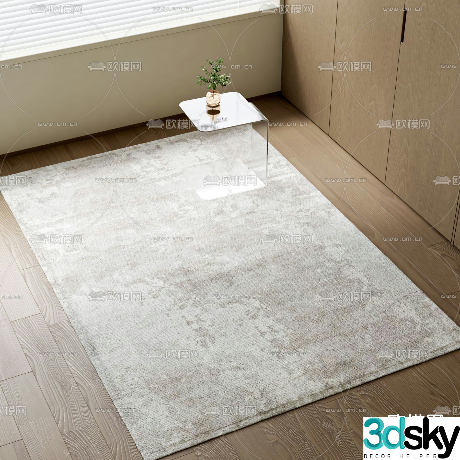 Carpet Square Carpet 3d Model