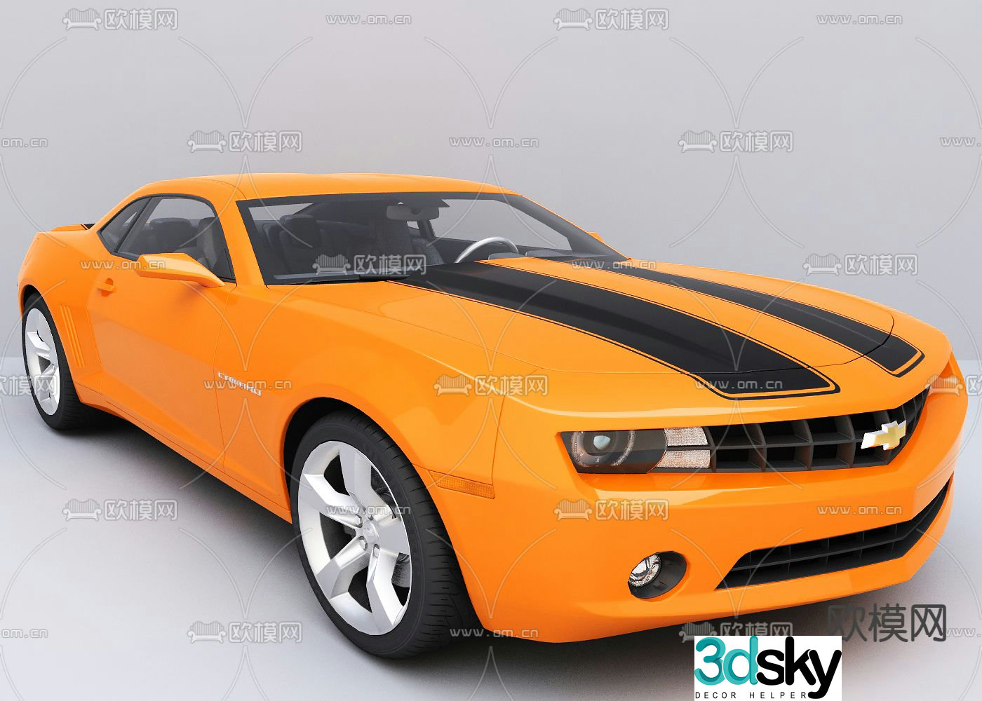 chevrolet car sedan 3d model