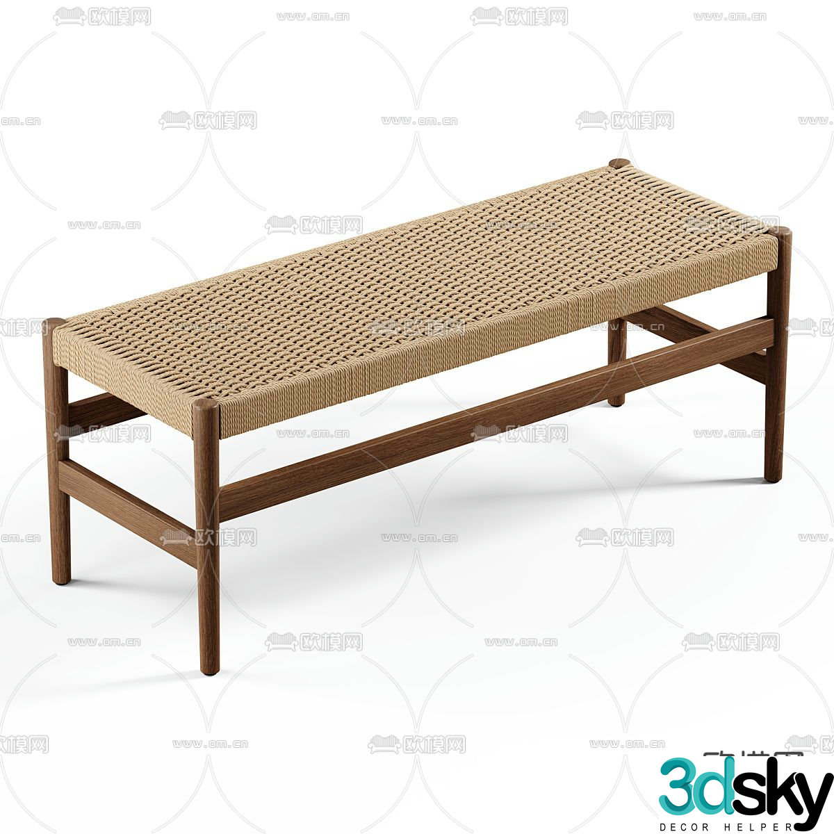 stool bench bench 3d model