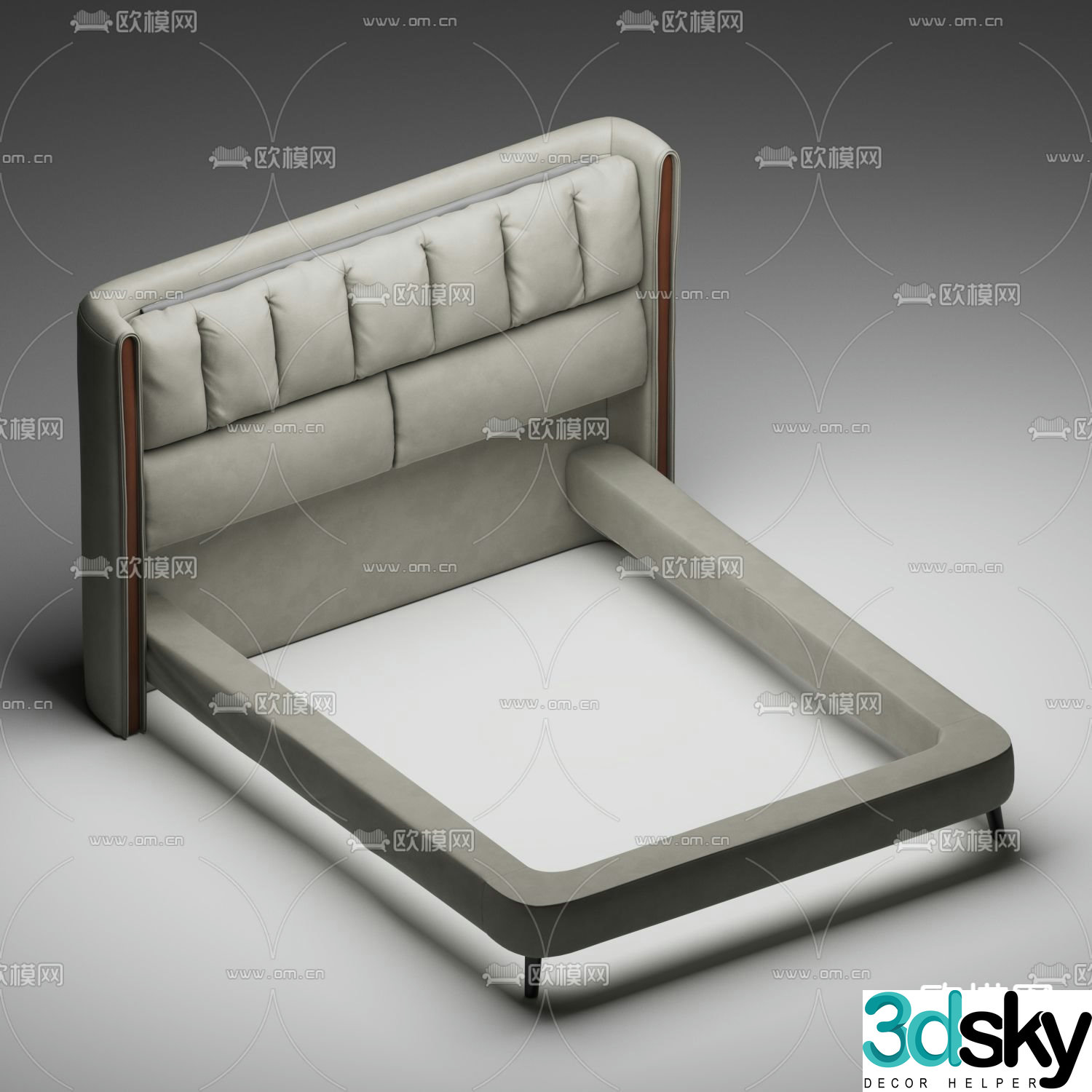 bed bed frame 3d model